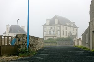 Regel und Nebel begleiten den Spaziergang