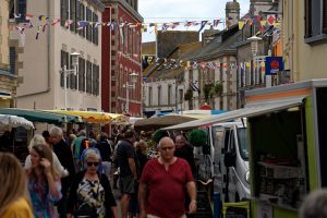 Auf dem Wochenmarkt in Le Guilvinec