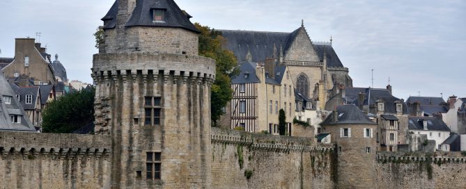 Die Stadtmauer von Vannes