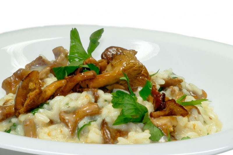 Risotto mit Pfifferlingen