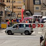 Die Zugänge zum Zwiebelmarkt sind bewacht - Ausnahmezustand wegen Terrorgefahr.