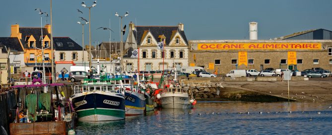 Im Fischereihafen von St. Guénolé