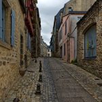 Wie üblich sind außerhalb der Touristensaison auch in Quimper die Nebensträßchen recht einsam