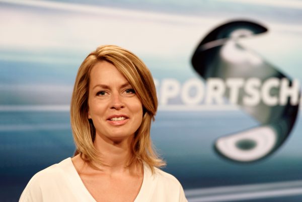 Jessica Wellmer, die neue Moderatorin der ARD-Sportschau am Samstag. @ Klaus W. Schmidt