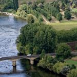 Ausblick auf die Dordogne von Domme aus