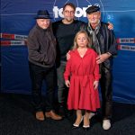 Von links nach rechts: Axel Prahl (Kommissar Frank Thiel), Jan Josef Liefers (Pathologe Karl-Friedrich Boerne), ChrisTine Urspruch (Silke "Alberich" Haller) und Claus D. Clausnitzer ("Vadder" Herbert Thiel)