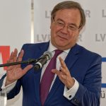 NRW-Ministerpräsident Armin Laschet bei seiner Laudatio